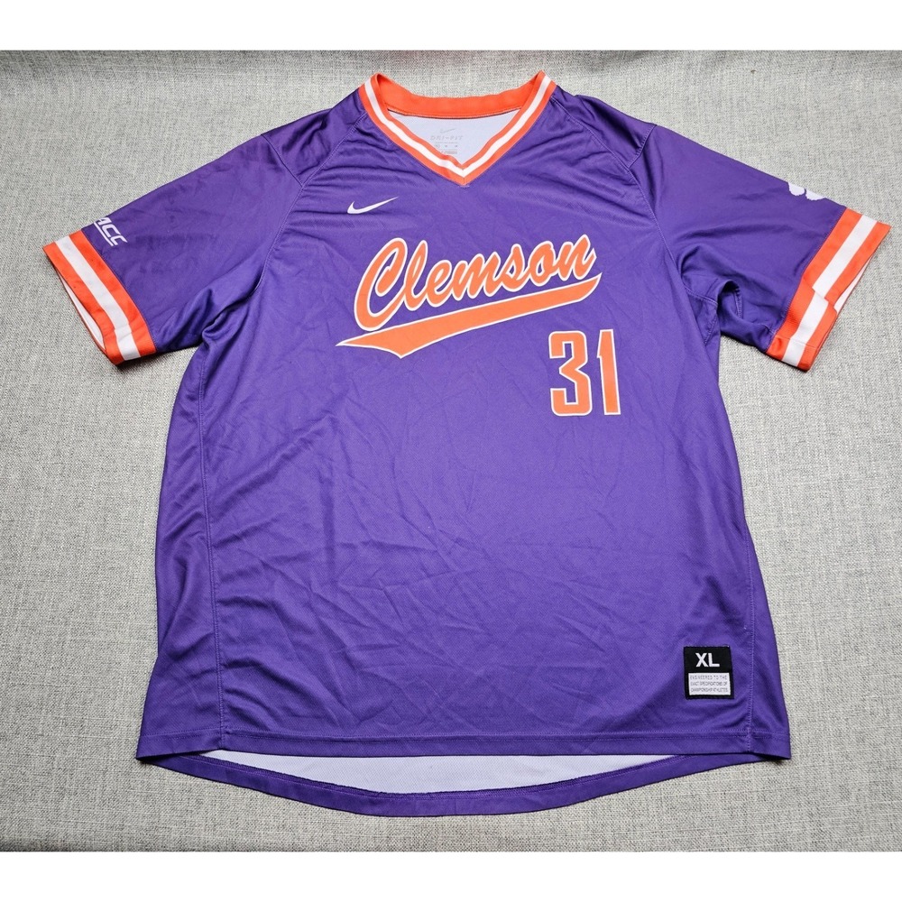 Clemson Tigers Baseball Jersey Mens XL Nike Practice Team Issued Authentic NCAA